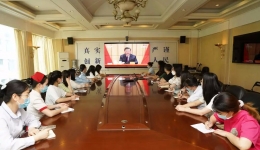 市三医院团委组织观看庆祝中国共产主义青年团成立100周年大会