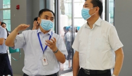 省卫健委党组成员、副主任宋世贵一行到市三医院调研