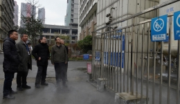 市卫计委党组成员、副主任董勇率队督查市三医院节前安全生产工作