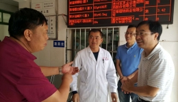 市卫计委副主任陈沙宁赴会东县送挂职干部仇滔任职暨开展对口支援帮扶考察工作