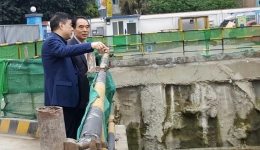 市卫计委党组书记、主任谢强视察市三医院项目建设