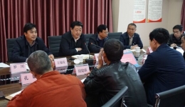 阿坝州州长杨克宁莅临都江堰分院视察工作