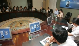美国著名的东亚历史学家Watt教授到市三医院讲诉中国近代医学史