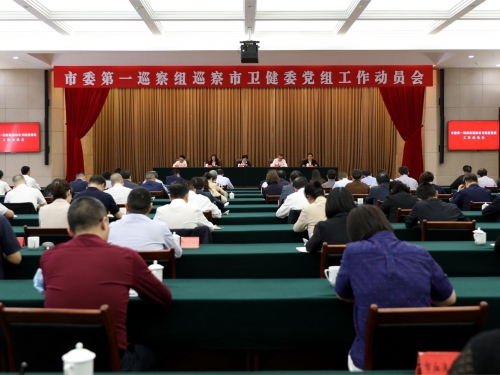 市委第一巡察组巡察市卫健委党组工作动员会召开