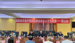 成都市医学影像质量控制中心开展2024年成德眉资医疗机构检查结果互认质控工作（眉山站）简报